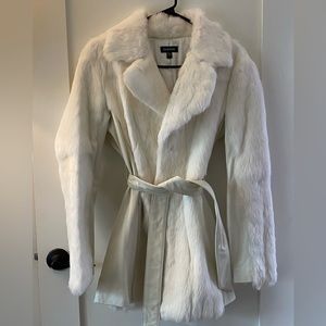 fur bebe coat in a size medium